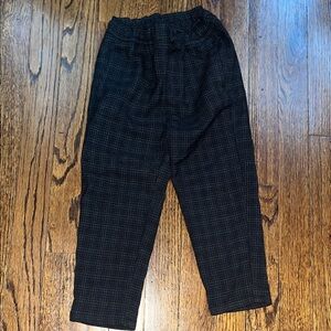 Zara Kids Black Plaid Bottoms 3-4 Years